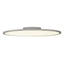 Luminaria de techo PANEL 60 DALI LED redondo, gris