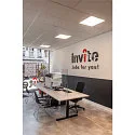 SLV LED Ceiling recessed luminaire LED PANEL 600x600, 120°, 4000lm, UGR<19, white, 3000K