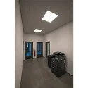 SLV LED Ceiling recessed luminaire LED PANEL 600x600, 120°, 4000lm, UGR<19, white, 3000K