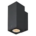 Premium-LED Outdoor Wall luminaire ENOLA SQUARE UP/DOWN CCT, IP65 IK02, S-size, 7W 3000 / 4000K 570 / 640lm 30°, CRi>90