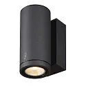 Premium-LED Outdoor Wall luminaire ENOLA ROUND SINGLE CCT, IP65 IK02, S-size, 6W 3000 / 4000K 390 / 450lm 30°, CRi>90