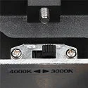 SLV Luminaria de pared para exteriores ENOLA ROUND SINGLE CCT - L abajo, grande, CCT Switch IP65, antracita 