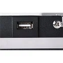 SLV Luminaria de pared SOMNILA SPOT INDOOR con conexión USB, negro