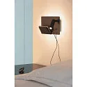 SLV Luminaria de pared SOMNILA SPOT INDOOR con conexión USB, negro