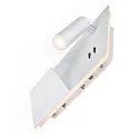 SLV Luminaria de pared SOMNILA SPOT INDOOR con conexión USB, blanco