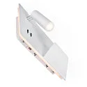SLV Luminaria de pared SOMNILA SPOT INDOOR con conexión USB, blanco