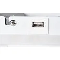 SLV Luminaria de pared SOMNILA SPOT INDOOR con conexión USB, blanco