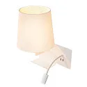 SLV Luminaria de pared SOMNILA FLEX INDOOR con conexión USB, blanco