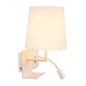 SLV Luminaria de pared SOMNILA FLEX INDOOR con conexión USB, blanco