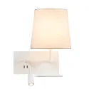 SLV Luminaria de pared SOMNILA FLEX INDOOR con conexión USB, blanco