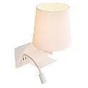 SLV Luminaria de pared SOMNILA FLEX INDOOR con conexión USB, blanco