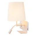 SLV Luminaria de pared SOMNILA FLEX INDOOR con conexión USB, blanco