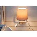 SLV Luminaria de pared SOMNILA FLEX INDOOR con conexión USB, blanco