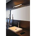 SLV LED Mirror luminaire GLENOS LED Bathroom luminaire, 120°, silver, 12,6W, 3000K