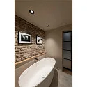 SLV LED Ceiling recessed luminaire NUMINOS DL M, 4000K, IP20, rotatable / pivotable, 55°, 1600lm, UGR 21, black/black