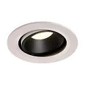 LED Ceiling recessed luminaire NUMINOS DL L, 4000K, IP20, rotatable / pivotable, 55°, 2350lm, UGR 23, white/black