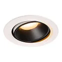 LED Ceiling recessed luminaire NUMINOS DL XL, 2700K, IP20, rotatable / pivotable, 40°, 3300lm, UGR 21, white/black