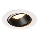 LED Ceiling recessed luminaire NUMINOS DL XL, 3000K, IP20, rotatable / pivotable, 40°, 3300lm, UGR 21, white/black