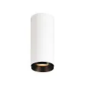Luminaria de techo NUMINOS CL PHASE S IP20, negro, blanco