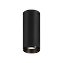 LED Ceiling luminaire NUMINOS CL PHASE S, 3000K, 36°, 1020lm, black/black