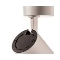 SLV LED Ceiling luminaire NUMINOS SPOT PHASE M, 2700K, 24°, 1930lm, white/black