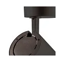 SLV LED Ceiling luminaire NUMINOS SPOT PHASE L, 2700K, 60°, 2475lm, black/black