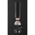 SLV LED Ceiling luminaire NUMINOS CL PHASE L, 3000K, 36°, 2340lm, black/black