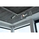 SLV LED 3-Phase luminaire NUMINOS DALI L, 2700K, 36°, 2400lm, white/black