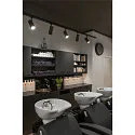 SLV LED 3-Phase luminaire NUMINOS DALI L, 3000K, 24°, 2430lm, black/black