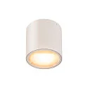 SLV Luminaria de techo OCULUS CL DTW cilíndrico, Dim-To-Warm IP20, transparente, blanco regulable