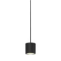 Luminaria colgante OCCULUS PD SINGLE DTW Dim-To-Warm IP20, negro, transparente regulable