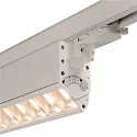 SLV Foco trifásico SIGHT MOVE ON-OFF giratorio, conmutable, con rejilla IP20, blanco 