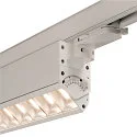 SLV Foco trifásico SIGHT MOVE ON-OFF giratorio, conmutable, con rejilla IP20, blanco 
