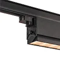 SLV Foco trifásico SIGHT MOVE DALI giratorio, controlable por DALI, con rejilla IP20, negro regulable