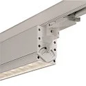SLV Foco trifásico SIGHT MOVE DALI giratorio, controlable por DALI, con rejilla IP20, blanco regulable