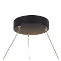 SLV LED Pendant luminaire ONE 80 PD DALI UP/DOWN, CCT switch, 3000/4000K, 615/635lm, black