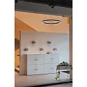 SLV LED Pendant luminaire ONE 80 PD DALI UP/DOWN, CCT switch, 3000/4000K, 615/635lm, black
