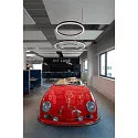 SLV LED Pendant luminaire ONE 80 PD DALI UP/DOWN, CCT switch, 3000/4000K, 615/635lm, black