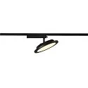 Foco monofásico PANEL TRACK redondo IP20, negro