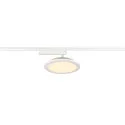 SLV LED 1-phase spot PANEL TRACK, round, 20cm, 18W, 3000K, white