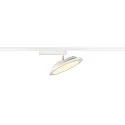 SLV LED 1-phase spot PANEL TRACK, round, 20cm, 18W, 3000K, white