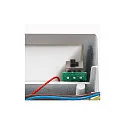 SLV LED Outdoor Wall luminaire SITRA S WL SINGLE, CCT switch, 3000/4000K, white
