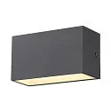 SLV Luminaria de pared para exteriores SITRA M WL UP/DOWN CCT Switch, conmutable IP65, antracita 