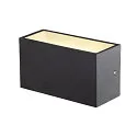 SLV Luminaria de pared para exteriores SITRA M WL UP/DOWN CCT Switch, conmutable IP65, antracita 