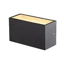 SLV Luminaria de pared para exteriores SITRA M WL UP/DOWN CCT Switch, conmutable IP65, antracita 