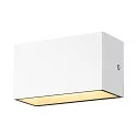 SLV LED Outdoor Wall luminaire SITRA M WL UP/DOWN, CCT switch 3000/4000K, white