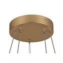 SLV Luminaria colgante ONE DOUBLE PHASE UP/DOWN doble, CCT Switch IP20, latón regulable