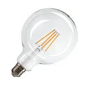 Bombilla filamento Globe G125 CLEAR regulable G125 claro E27 7,5W 800lm 2700K 320° CRI >90 regulable