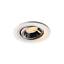 LED Ceiling recessed luminaire NUMINOS® MOVE S, 2700K, 55°, white/chrome