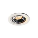 Luminaria empotrable para techos NUMINUS MOVE S IP20, cromo, blanco